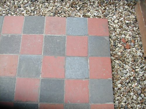 bensreckyard ebay photo Quarry tile Red and Black 6 x 6 inch 2